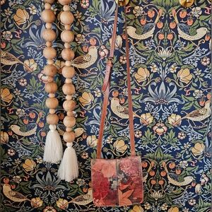 Patricia Nash Floral Leather Crossbody Bag